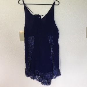 Free People Indigo Eyelashes Slip